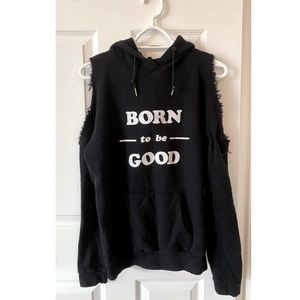 good HYouman open shoulder sweatshirt.